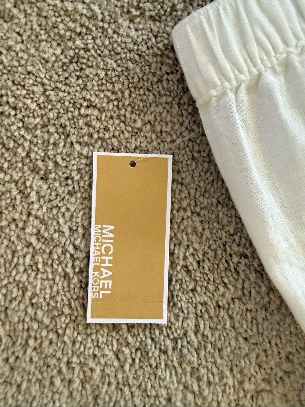 Michael Kors NWT White Linen Blend Wide Leg Pull-On Pants Resort Coastal Size S - Picture 8 of 11